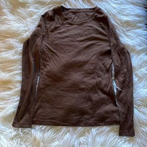 a new day Brown long sleeve TShirt